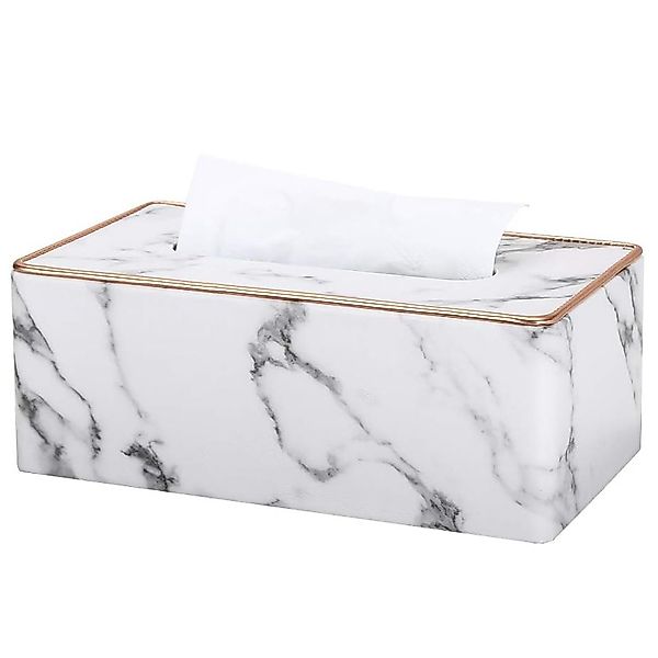 NUODWELL Feuchttücherbox Papiertuchbox Leder Tücherbox Kosmetiktücherbox günstig online kaufen