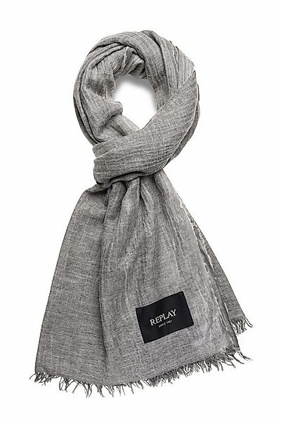 Replay Schal, mit ausgefransten Kanten günstig online kaufen
