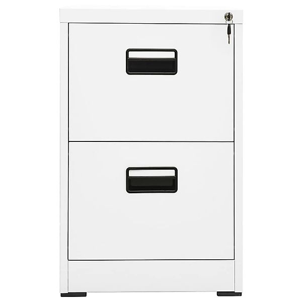vidaXL Aktenschrank Weiß 46x62x72,5 cm Stahl günstig online kaufen