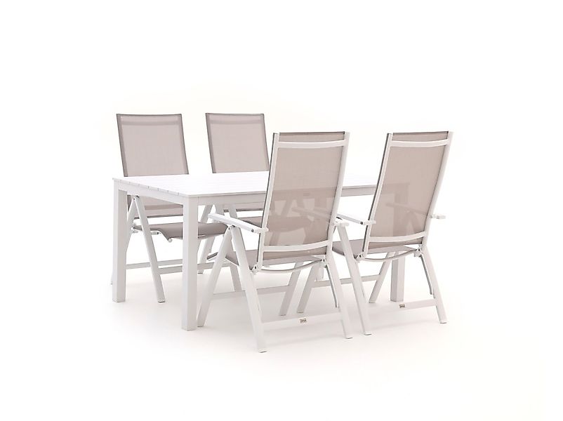 Bellagio Avenza/Menzano 160 cm Gartenmöbel-Set 5-teilig verstellbar günstig online kaufen