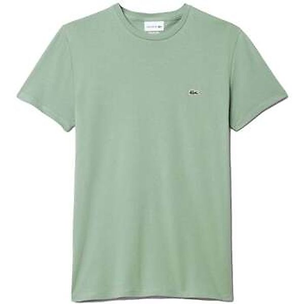 Lacoste  T-Shirts & Poloshirts Cotton Pima Crew Neck T-Shirt Pastel Green günstig online kaufen