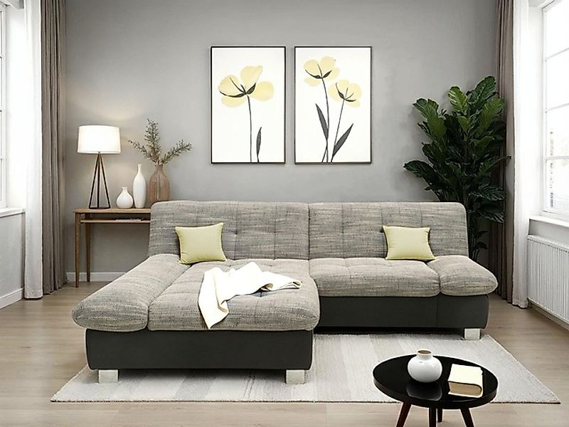 DOMO collection Ecksofa »100031 kompakte Stellmaße, komfortabel und bequem, günstig online kaufen