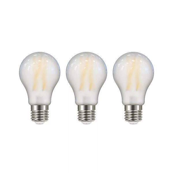 LED-Leuchtmittel Filament matt E2 A60 3,8W 3000K 806lm 3er günstig online kaufen