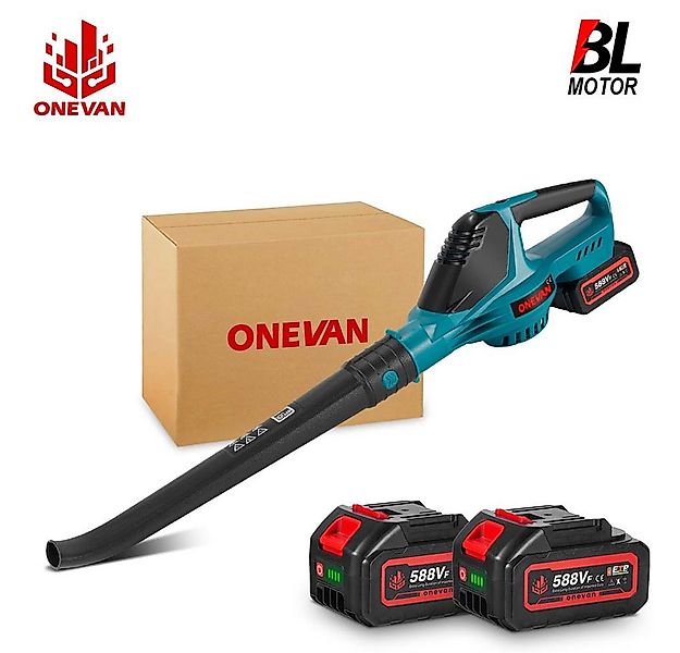 ONEVAN Akku-Laubbläser mit 2 Akku 219km/h Akku-Gebläse für Rasenpflege, mit günstig online kaufen