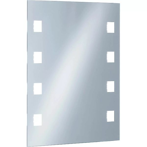 Fischer & Honsel LED-Lichtspiegel 19 W Warmweiß 70 cm x 56 cm Silber günstig online kaufen