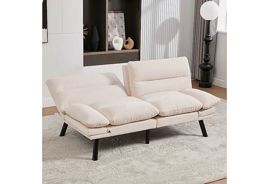 BlingBin 2-Sitzer Chenille-Zweisitzer, Verstellbares 2-Sitzer-Sofa aus Mikr günstig online kaufen