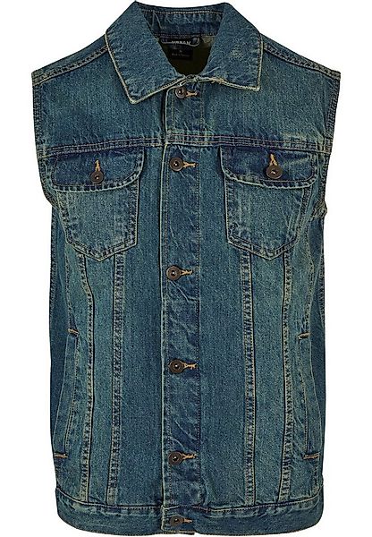URBAN CLASSICS Jerseyweste Urban Classics Herren Denim Vest günstig online kaufen