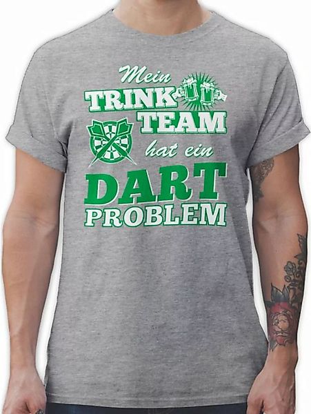 Shirtracer T-Shirt Mein Trink Team hat ein Dart Problem Sport Zubehör günstig online kaufen