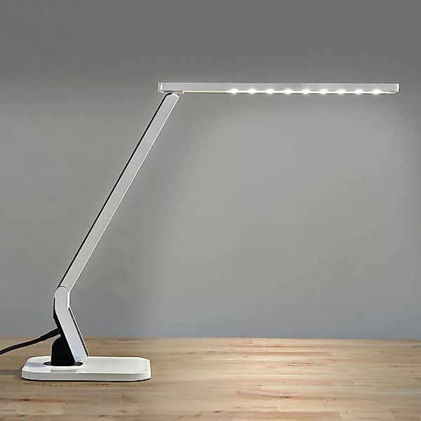 Topmoderne LED-Schreibtischleuchte Eleni, weiß günstig online kaufen