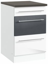 KOCHSTATION Unterschrank "KS-Trient" 50 cm breit, mit 2 großen Auszügen günstig online kaufen