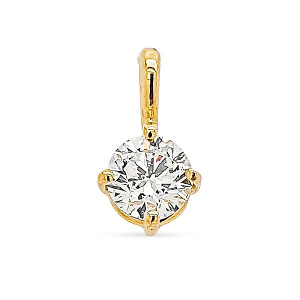 Webgoldschmied Kettenanhänger Diamant Anhänger 750/- Gold 18 Karat Gold mit günstig online kaufen