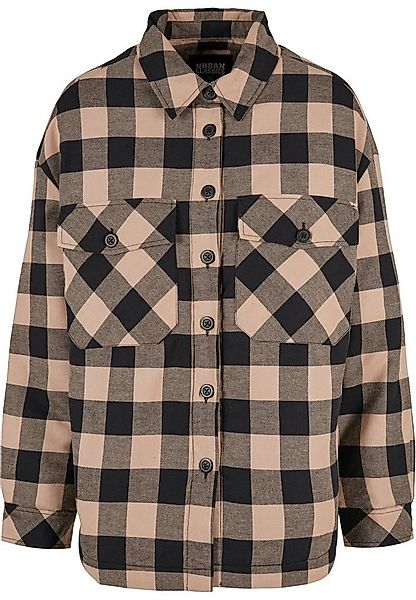 URBAN CLASSICS Allwetterjacke Urban Classics Damen Ladies Flanell Padded Ov günstig online kaufen