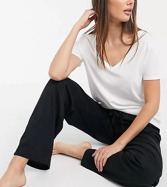 ASOS DESIGN Tall – Mix & Match – Jersey-Pyjamahose mit geradem Schnitt in S günstig online kaufen