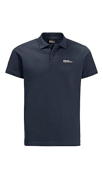 Jack Wolfskin Poloshirt Essential (Bio-Baumwolle) nachtblau Herren günstig online kaufen