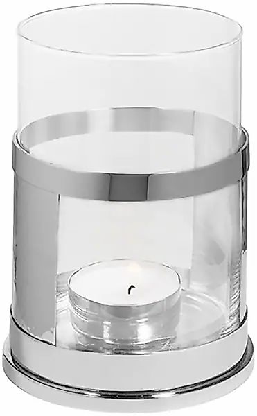 Fink Windlicht "DOMO", (1 St.), aus Edelstahl und Glas, Höhe ca. 19 cm günstig online kaufen