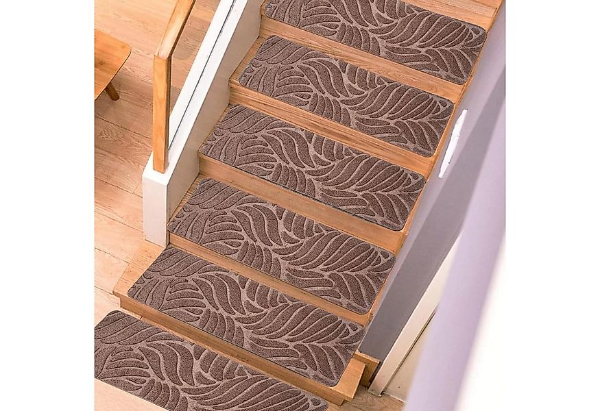 Youyijia Teppich 15pcs Anti-Rutsch Treppenmatten  65x20cm Teppich Treppenst günstig online kaufen