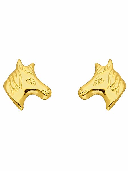 Adelia´s Paar Ohrhänger "1 Paar 333 Gold Ohrringe / Ohrstecker Pferdekopf", günstig online kaufen