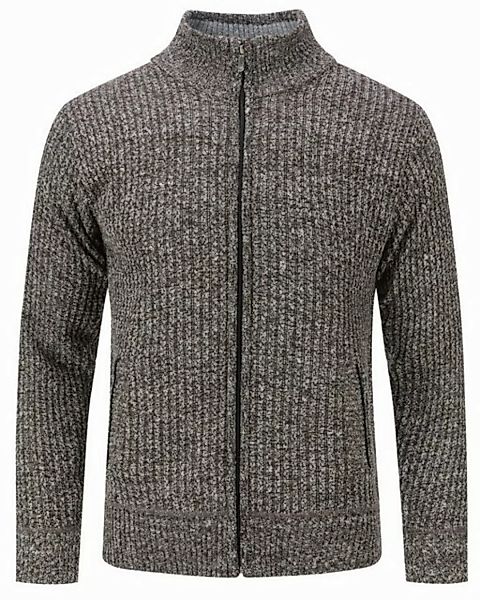 Allthemen Strickjacke mit Stehkragen Herren klassischer Cardigan günstig online kaufen