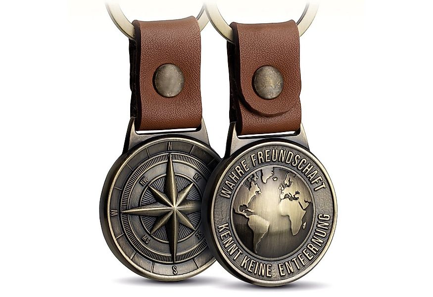 FABACH Schlüsselanhänger Leder Anhänger Northstar - Beste Freunde - Glücksb günstig online kaufen