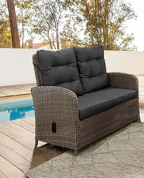 Destiny Loungesofa MERANO II, Aluminium, Polyrattan, günstig online kaufen