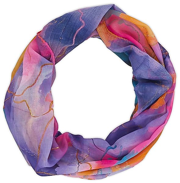 styleBREAKER Loop Loop Aquarell Glow Metallic günstig online kaufen