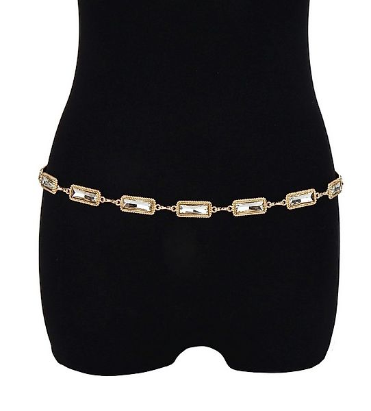 Ella Jonte Kettengürtel silber oder gold Strass verstellbarer Taillengürtel günstig online kaufen
