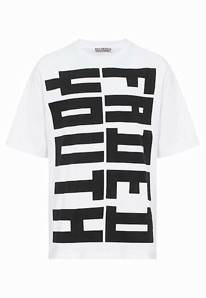 RedBridge T-Shirt Oversized – Statement-Print, 100 % Baumwolle, Urban Look günstig online kaufen