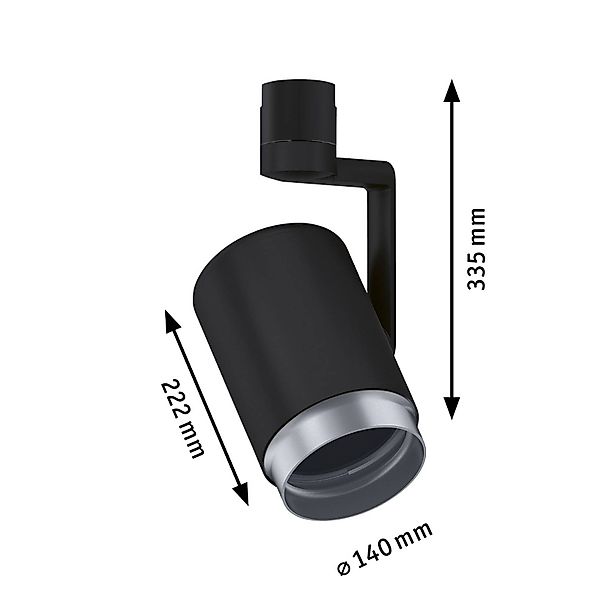 Paulmann Schienensystem-Leuchten »URail Schienenspot Asthene Einzelspot E27 günstig online kaufen