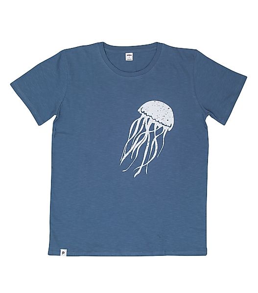 Qualle Jellyfish - Männer T-shirt - Fair Gehandelt Aus Baumwolle Bio - Slub günstig online kaufen