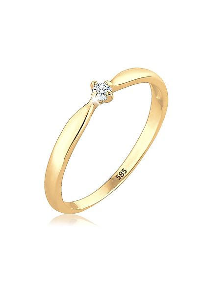 Elli DIAMONDS Verlobungsring Verlobungsring Diamant Weiß günstig online kaufen