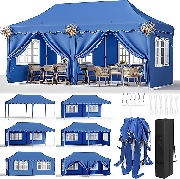 TLGREEN Faltpavillon 3x6 Pavillon Wasserdicht Stabil, günstig online kaufen