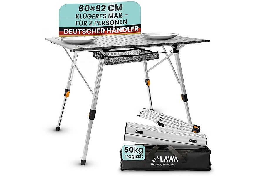 LAWA Living and Lifestyle Campingtisch faltbar höhenverstellbar 4,4 kg leic günstig online kaufen