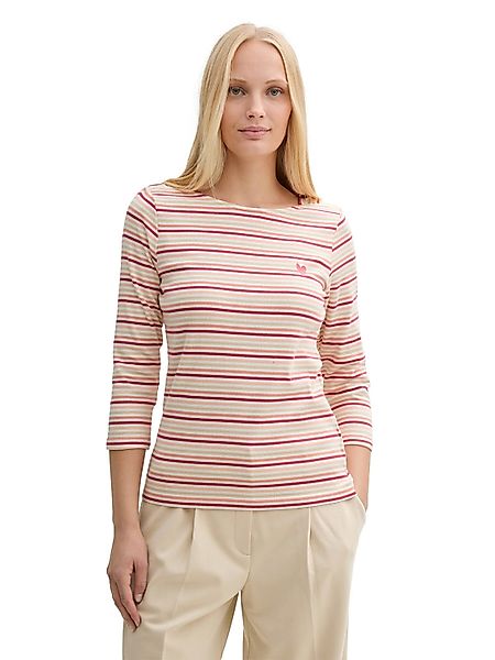 TOM TAILOR 3/4-Arm-Shirt (1-tlg) Plain/ohne Details günstig online kaufen