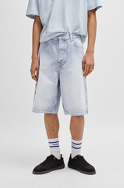 HUGO Blue Shorts Aman mit kontrastfarbenen günstig online kaufen