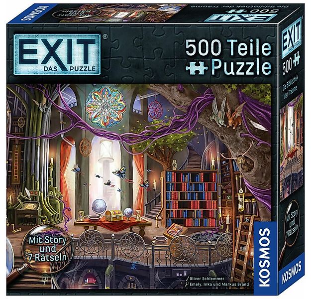 Kosmos Puzzle EXIT Die Bibliothek der Träume, 500 Puzzleteile günstig online kaufen