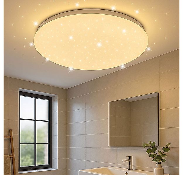 Briloner Leuchten LED Deckenleuchte, LED-Leuchtmittel fest verbaut, Warmwei günstig online kaufen