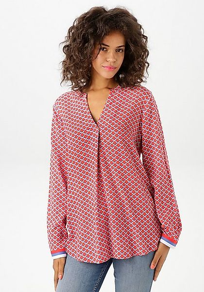Aniston CASUAL Schlupfbluse, mit interessanten, grafischen Druck günstig online kaufen