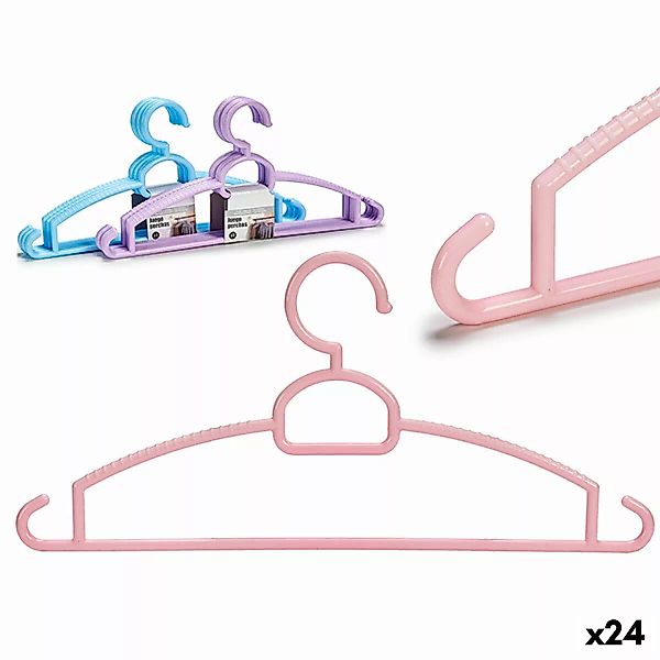 Aufhänger-set Lila Blau Rosa Kunststoff 24 Stück günstig online kaufen