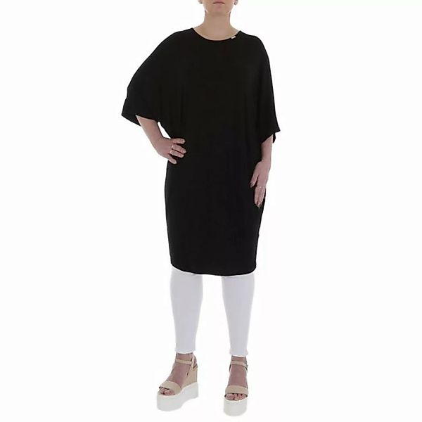 Ital-Design Tunikashirt Damen Freizeit Top & Shirt in Schwarz günstig online kaufen