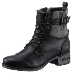 Mustang Shoes Schnürstiefelette mit Innen-Reißverschluss günstig online kaufen