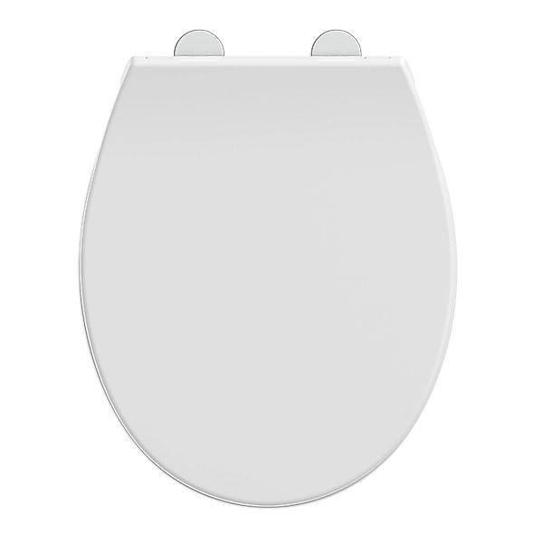 Schütte WC-Sitz Premium Slim Form Thermoplast mit Absenkautomatik Weiß günstig online kaufen