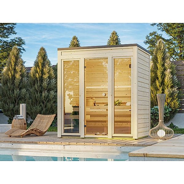 Fjordholz Mini Saunahaus Modell Otto 40 günstig online kaufen