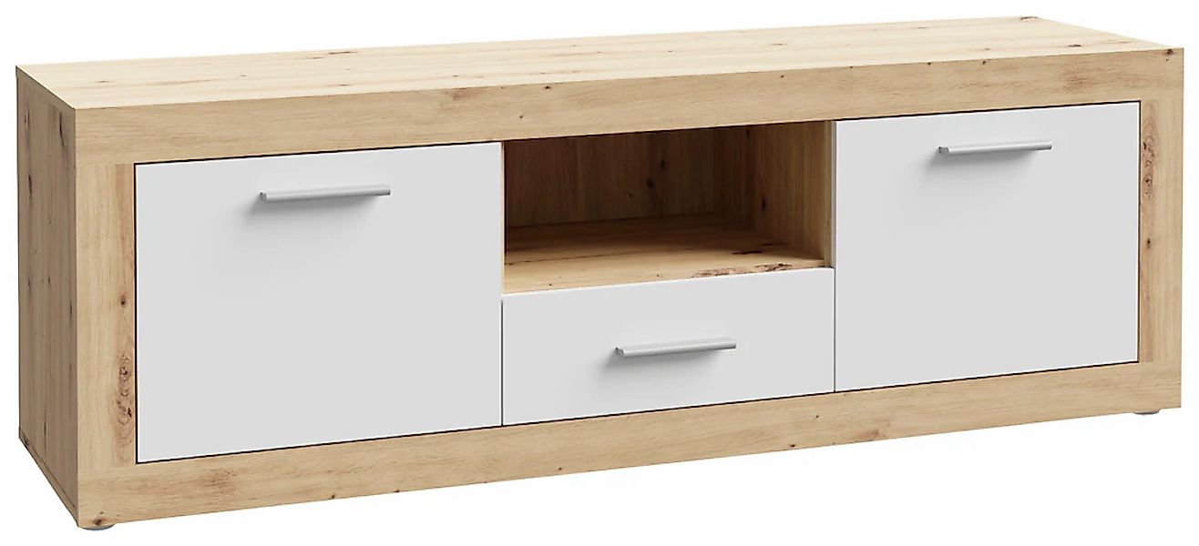 FORTE Lowboard "Baccio TV-Board, TV-Schrank", Breite 148 cm, Höhe 50 cm, 2 günstig online kaufen