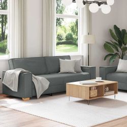 vidaXL Sofa 2-tlg. Sofagarnitur mit Kissen günstig online kaufen