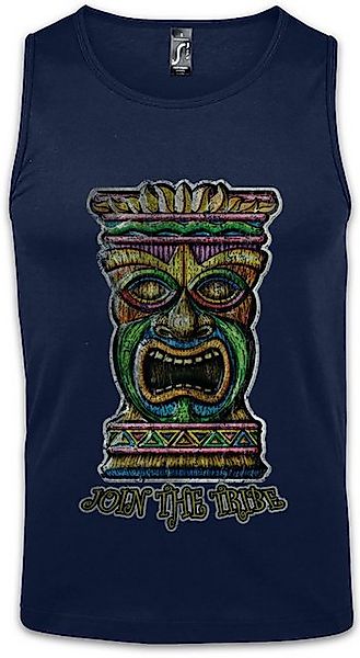 Urban Backwoods Tanktop Tiki Head II Ärmelloses T-Shirt Hawaii Tattoo Rocka günstig online kaufen