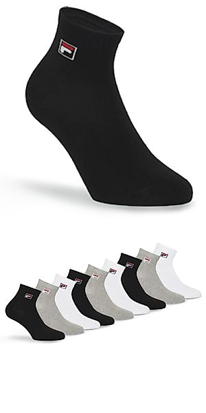 Fila Kurzsocken "UNISEX QUARTER PLAIN SOCKS" 9 Stk. tlg. mit Logo-Schriftzu günstig online kaufen