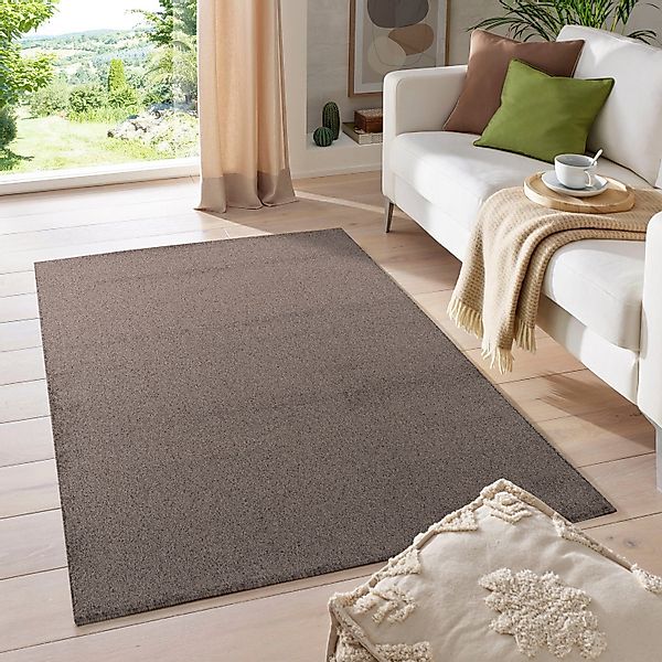 my home Teppich Kurzflor-Frisee MALAGA 4700 günstig online kaufen