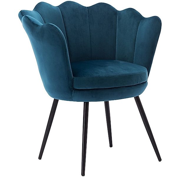 WAHSON OFFICE CHAIRS Loungesessel Sessel Weicher Samt Armlehnstuhl günstig online kaufen