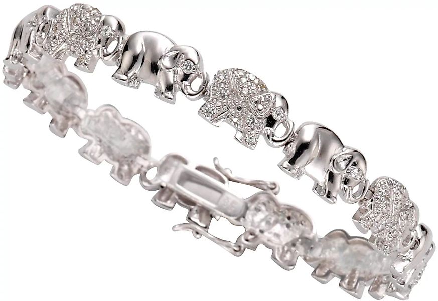 Firetti Armband "Schmuck Geschenk Silber 925 Armschmuck Armkette Elefanten" günstig online kaufen