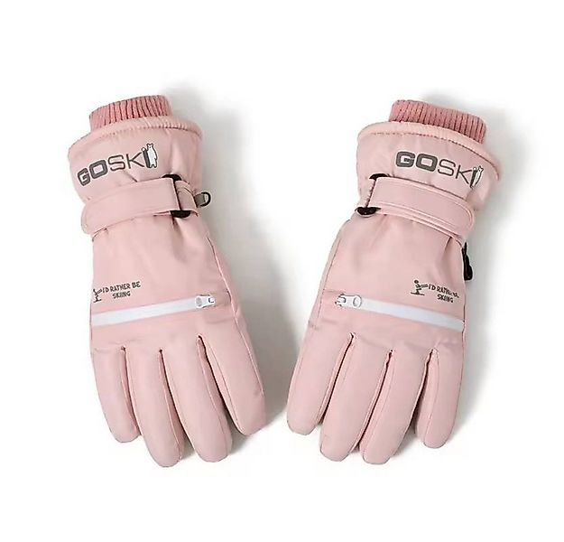 Blusmart Skihandschuhe Winter-Skihandschuhe mit Reißverschlusstasche (Windd günstig online kaufen